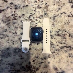 Apple Series 3 42 MM Smartwatch with Cream Band
